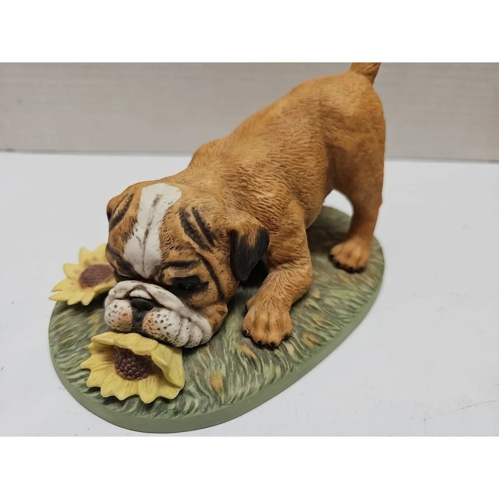 Vintage Porcelain‎ Figurine Dogs HOMCO 1985 A Total Of 4 Dogs....& 1 Duck